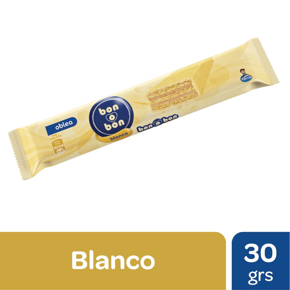 Oblea Bon O Bon Chocolate Blanco G Pack Un G El Gaucho Store