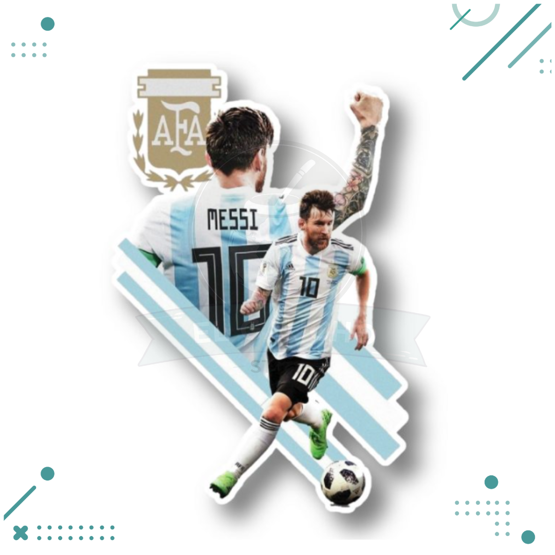 Sticker Messi MOD 3 El Gaucho Store