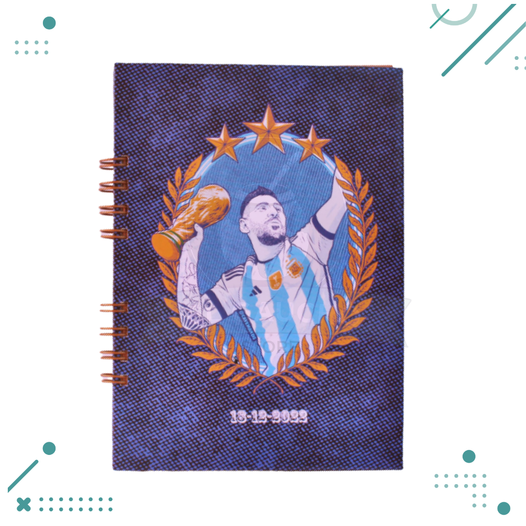 Cuaderno Messi Copa Tapa Dura El Gaucho Store