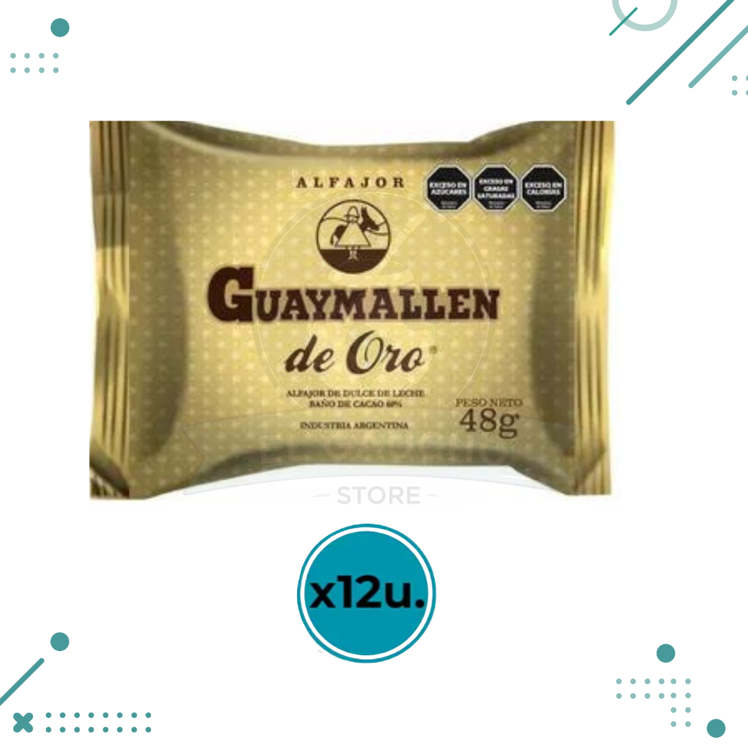 Alfajor Guaymallen De Oro Relleno Con Dulce De Leche Ba O De Cacao