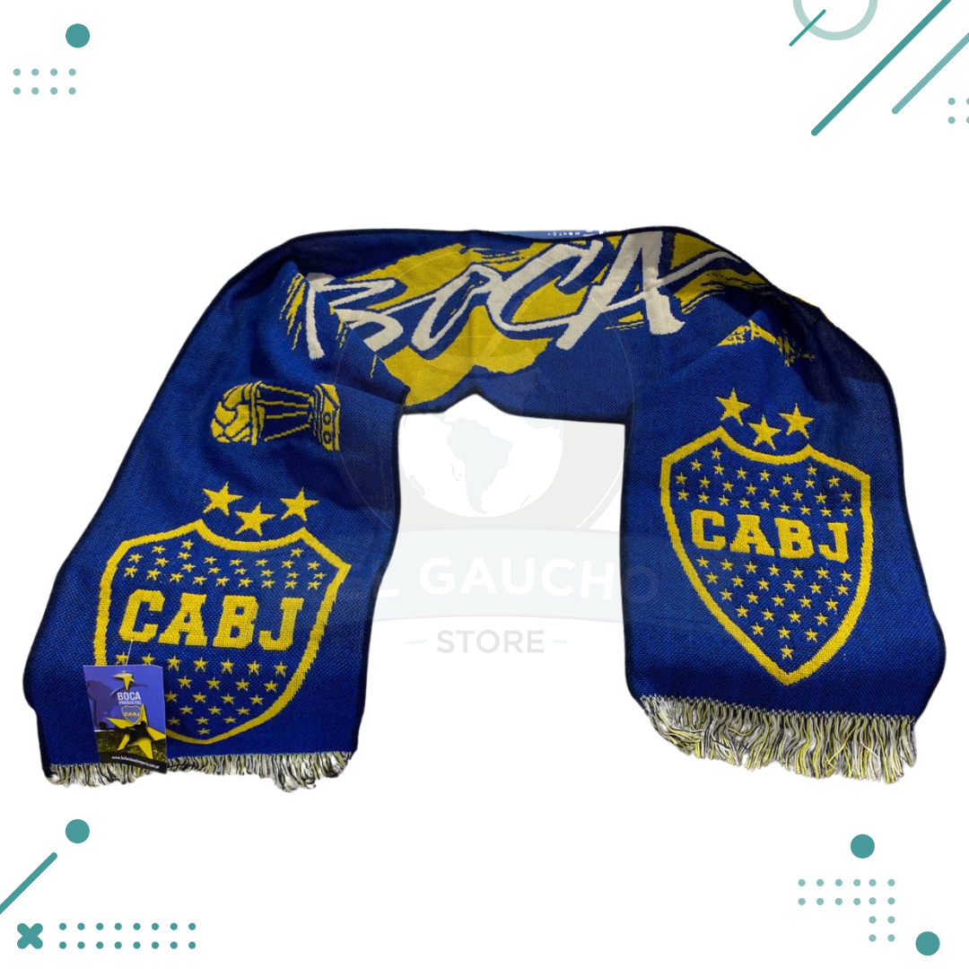 Bufanda 3 Hilos Boca Juniors BOCA 1 45x21cm El Gaucho Store