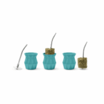 Mate Facetado color Turqueza + Bombilla incluida - Imagen 3