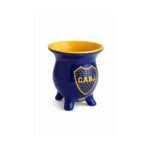 Mate Boca Juniors 3 Patas Ceramica - Imagen 2
