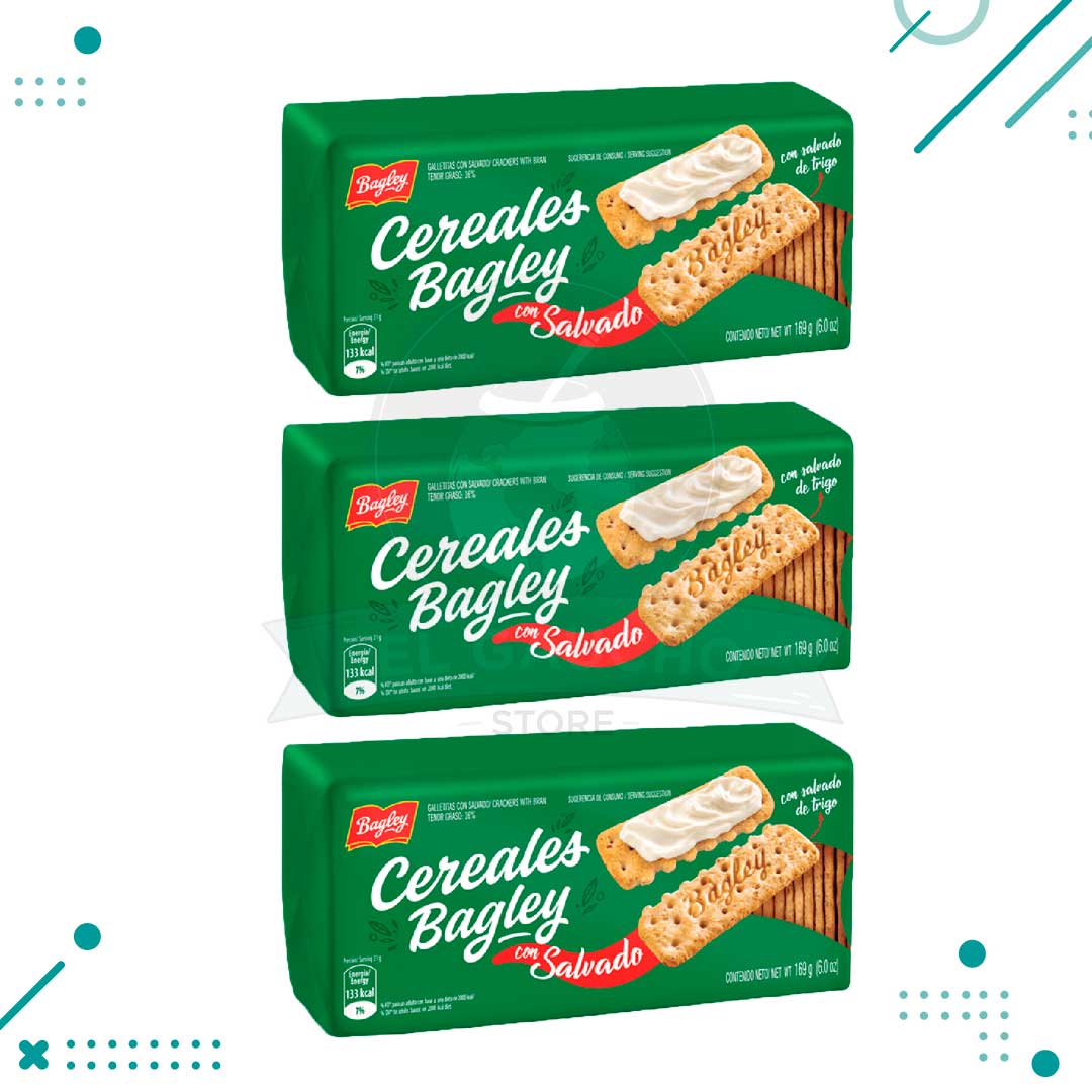 Galletitas Bagley Salvado X 169g Pack X 3un507gr El Gaucho Store