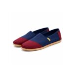 Alpargatas Suela Goma, Color Combinado Azul con Bordo, Premium Pampero