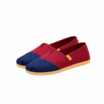 Alpargatas Suela Goma, Color Combinado Bordo con Azul, Premium Pampero