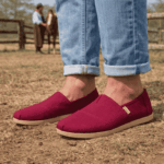 Alpargatas Suela Goma, Color Bordo Premium Pampero - Imagen 2