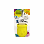 Mate Urbano Plastico + Bombilla incluida, Color AMARILLO - Imagen 2
