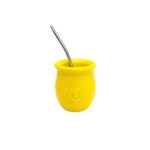 Mate Urbano Plastico + Bombilla incluida, Color AMARILLO