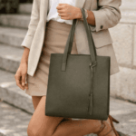 Cartera Dama Cuero 100%, Color Verde Claro, Modelo Olivia - Imagen 2