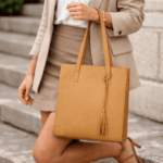 Cartera Dama Cuero 100%, Color Suela, Modelo Olivia - Imagen 2