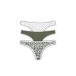 Pack x3 Colaless Algodon “Sol Y Oro” – Modelo 5, Talle 3