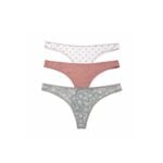 Pack x3 Colaless Algodon “Sol Y Oro” – Modelo 6, Talle 3
