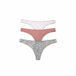 Pack x3 Colaless Algodon “Sol Y Oro” – Modelo 6, Talle 3