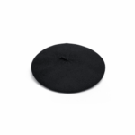 Boinas Lisas Vuelo 32Cm, Color NEGRO