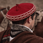 Boina Vuelo 32cm Guarda Pampa/Griega COLOR ROJO - Imagen 2