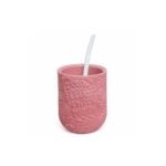 Mate 3D Flores FUCSIA + Bombilla de regalo