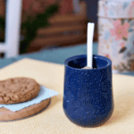 Mate 3D Flores NEGRO + Bombilla de regalo - Imagen 2