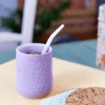 Mate 3D Flores LILA + Bombilla de regalo - Imagen 2