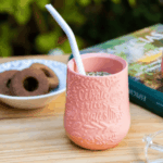 Mate 3D Flores SALMON + Bombilla de regalo - Imagen 2