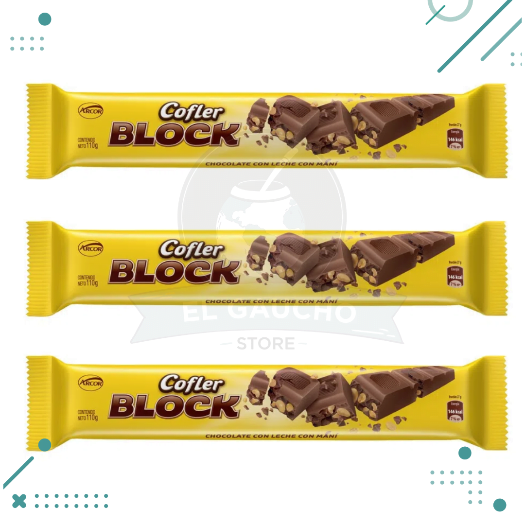 CHOC COFLER BLOCK 12u x 110g