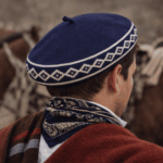 Boina Vuelo 32cm Guarda Pampa/Griega COLOR AZUL OSCURO - Imagen 2