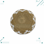 Boina De Hilo vuelo 32cm Guarda Pampa Beret Gaucho Style Classic color BLANCO Y BEIGE - Imagen 2