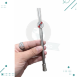 Bombilla acero inoxidable filtro resorte RIVER(16cm aprox,)