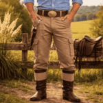 Pantalon Pampero Cargo De Trabajo Reforzado Color BEIGE - Imagen 2