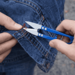 Tijera De Corte E Hilacha Color AZUL - Imagen 2