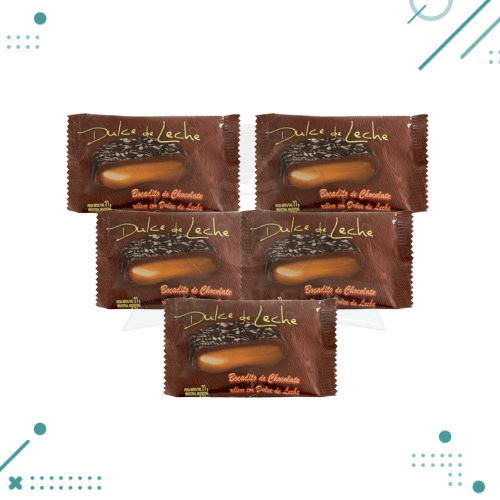 x12 un (38) Medallon De Dulce De Leche Felfort 21gr (Pack 5 Unidades) 105gr - Imagen 1