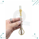 Bombilla De Alpaca Y Bronce COPA DEL MUNDO (15cm aprox.)