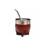 Mate Imperial Calabaza Con Guarda De Acero Inoxidable + Bombilla de Regalo, Color MARRON
