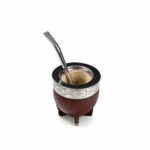 Mate Imperial Calabaza Con Guarda De Acero Inoxidable + Bombilla de Regalo, Color MARRON - Imagen 3