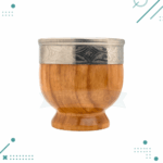 Mate Hornero Imperial LISO alpaca Interior Algarrobo (10x9cm aprox.)