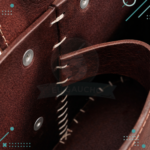 Media Canasta Matera 100% Cuero Color Bordo - Imagen 5