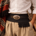 Faja Gaucho - Cinto Liso, Color Negro N°12 (Aprox 3mts) - Imagen 2