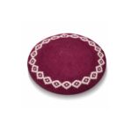 Boina De Hilo Vuelo 32cm, Guarda Pampa/Griega Color MORADO