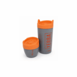Set Yerbera Y Azucarera 2 En 1-Compacto Encastrable (gris/coral) - Imagen 2
