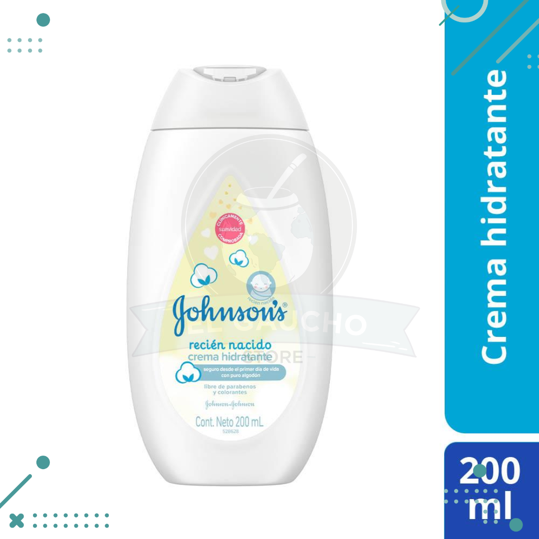 CREMA JOHNSONS HIDRATANTE RECIEN NACIDO 200 mL