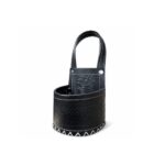 Porta Mate, Cuero Color Negro