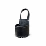 Porta Mate, Cuero Color Negro