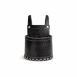 Porta Mate, Cuero Color Negro - Imagen 5