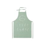 Delantal Tusor Estampado Hierbas VERDE - 76x56cm