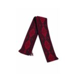 Faja Gaucho - Cinto N°12, Negro y Rojo (Aprox 3mts)