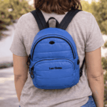 Mini mochila "Las Oreiro" color Azul 21cm x 18cm x 10cm - Imagen 2