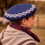 Boina Guarda Pampa/Griega, Vuelo 30cm NIÑOS COLOR AZUL - Imagen 2