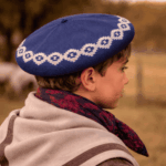 Boina Guarda Pampa/Griega, Vuelo 30cm NIÑOS COLOR AZUL - Imagen 2