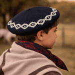 Boina Guarda Pampa/Griega, Vuelo 30cm NIÑOS COLOR NEGRO - Imagen 2