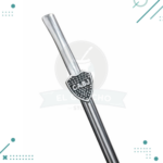 Bombilla Acero Inoxidable, Punta Resorte BOCA JUNIORS (16cm aprox.) - Imagen 3